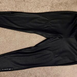 Lane Bryant Black Textured Pants